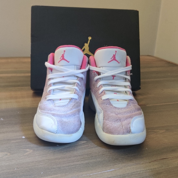 Air Jordan XII Arctic Pink size 12c (PS) - Picture 3 of 5